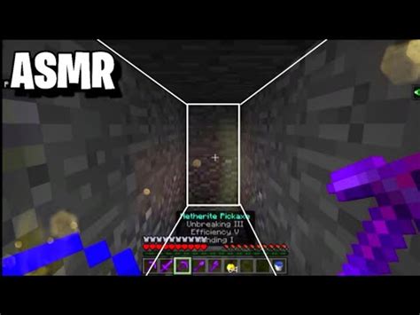 MINANDO En LINEA RECTA Durante 1 HORA ASMR MINECRAFT YouTube