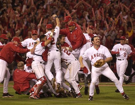 Angels Finest Hour A Look Back At Their 2002 World Series Win Los