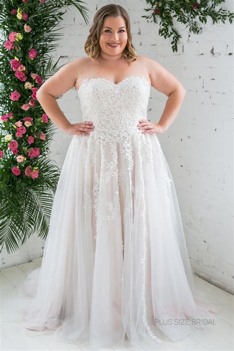 Plus Size Wedding Dress Vintage Plus Size Wedding Dress Detachable Strapsnplus Size Wedding