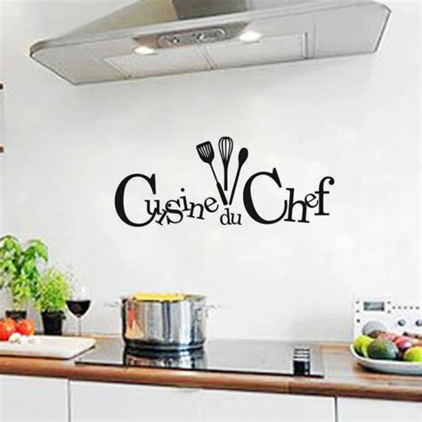 Popular Cuisine Cook Kitchen Drawing Dinning Room Wall Stickers Poster