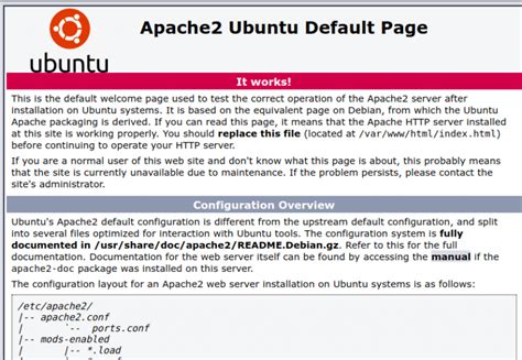 Comment Installer Et Configurer Apache H Tes Virtuels Sur Ubuntu