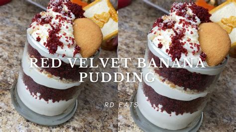 Red Velvet Banana Pudding Recipe Youtube