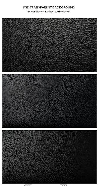 Premium PSD | Black leather texture background