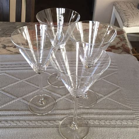 Lenox Dining Lenox Oxygen Martini Glasses Set Of 4 Poshmark