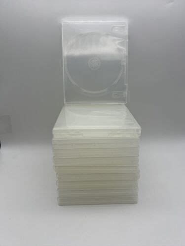 Lot Of 10 Empty Clear Dvd Cases Ebay