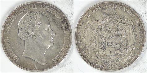 Germany Prussia Friedrich Wilhelm Iii A Thaler Gulden