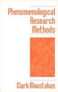 Phenomenological Research Methods by Clark Moustakas - Paperback - 7/27 ...