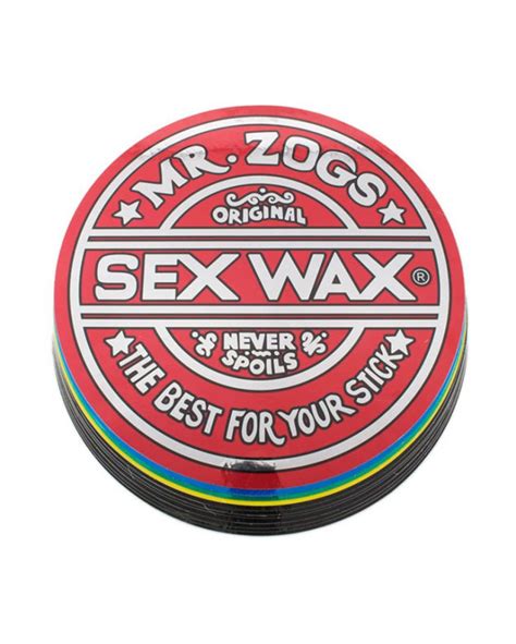 Mr Zogs Sex Wax 9 5 Round Sticker Assorted Coast Supply Co