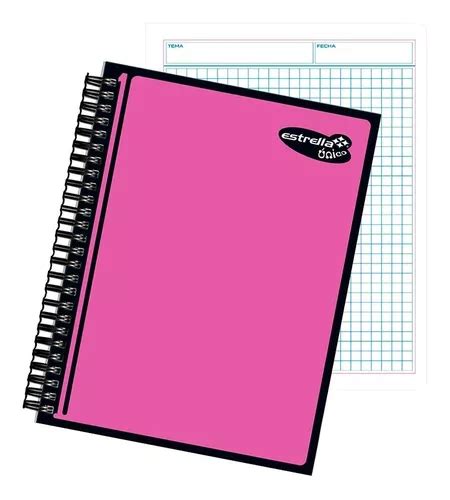 Cuaderno Estrella Unico Cuadro 5 Mm Doble Espiral 90 Hojas MercadoLibre