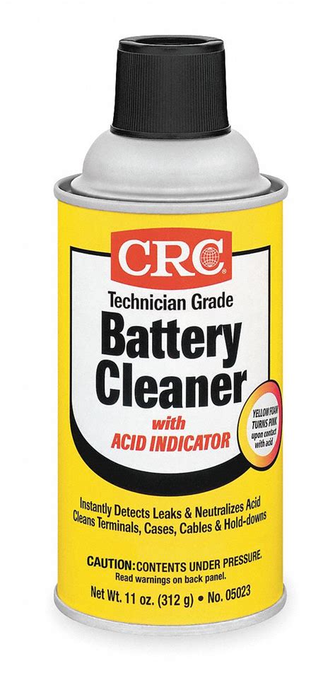 CRC Battery Cleaner, Aerosol Can, 12 oz, Non Flammable, Non Chlorinated ...