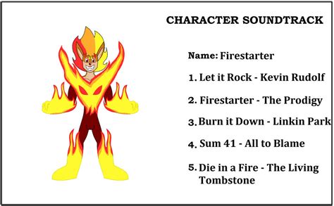 Firestarter's Soundtrack by SonicManV2 on DeviantArt