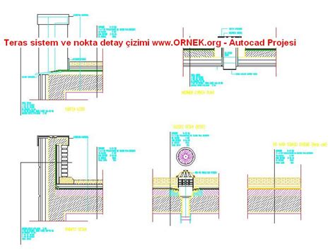 Proje Sitesi Çatı Autocad Projeleri