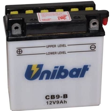 Battery Unibat 9ah 12v Serviceable Cb9 B Yb9 B