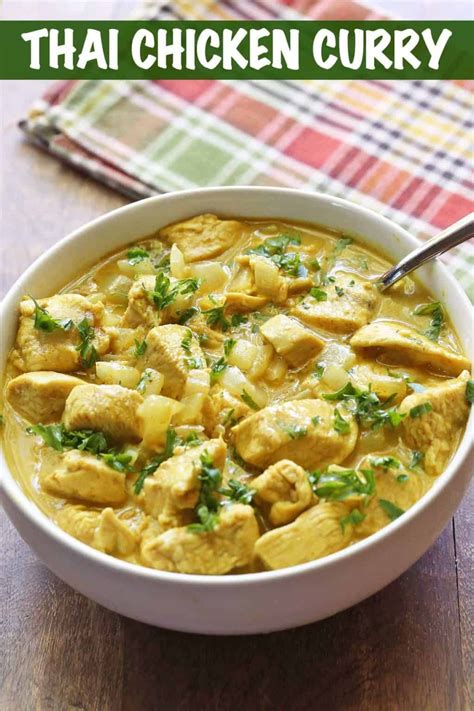 Thai Chicken Curry Artofit