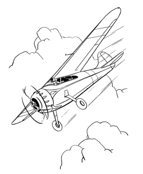 Free Printable Airplane Coloring Pages For Kids