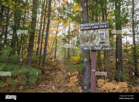 North Country Trail map and mileage marker. The North Country Trail is ...