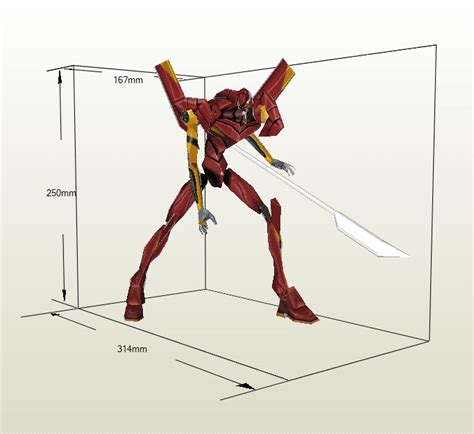 Evangelion Papercraft Eva 02 Papercraft Paradise Papercrafts Images Porn Sex Picture