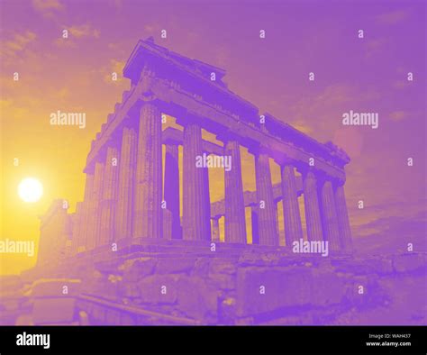 Parthenon reconstruction colors hi-res stock photography and images - Alamy