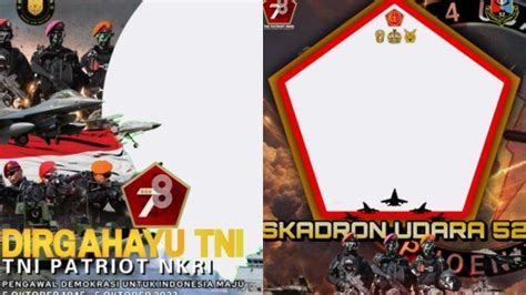 40 Twiibon HUT TNI 2023 Ke 78 Dengan Desain Keren Pasang Dan Unggah Di