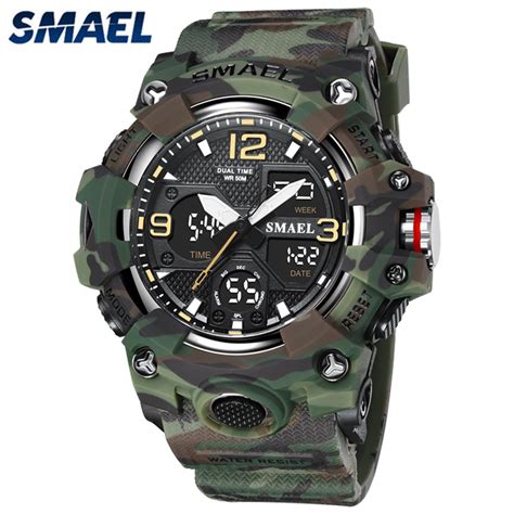 Smael Original Digital Men Watch Brand Fashion Waterproof Sport Casual