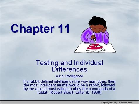 Chapter 11 Testing And Individual Differences A K