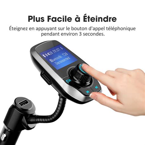 Alpexe Alpexe Transmetteur FM Bluetooth Adaptateur Autoradio Kit