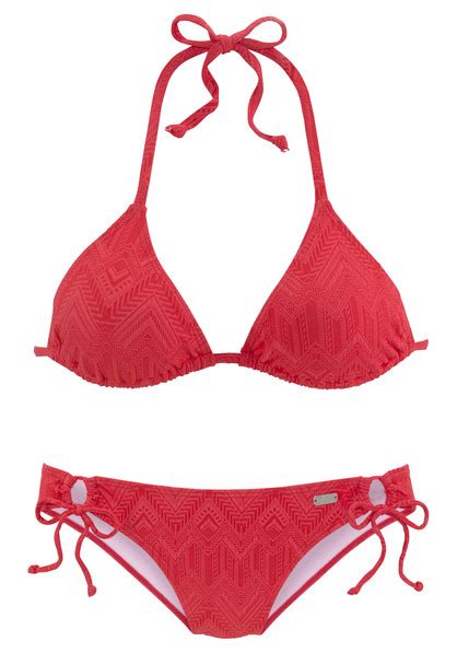 Buffalo Triangel Bikini Romance Rot Cup A B 32