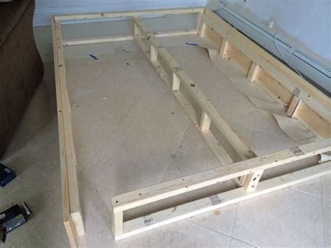 DIY Bed Frame Construction