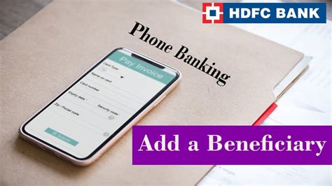 How To Add Beneficiary In Hdfc Bank Through Mobile Banking App Youtube