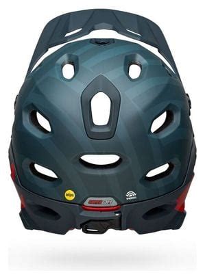 Bell Super DH Spherical Mips Helmet With Detachable Chin Strap Blue