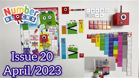 Numberblocks Magazine Issue April With Blozillas Monater