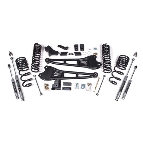 4 Inch Lift Kit w/ Radius Arm - Ram 2500 (14-18) 4WD - Diesel - Alpine ...