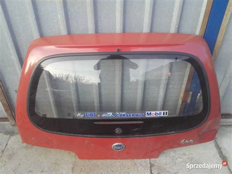 Fiat Seicento Klapa Tylna Z Szyb A D Sprzedajemy Pl