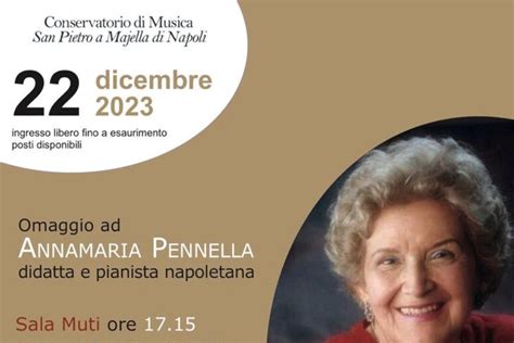 Al Conservatorio Di San Pietro A Majella Il Saluto Al 2023