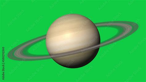 4k Saturn Planet Green Screen Saturn In Space Green Screen Saturn