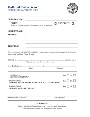 Fillable Online Holbrook Public Schools Fax Email Print Pdffiller