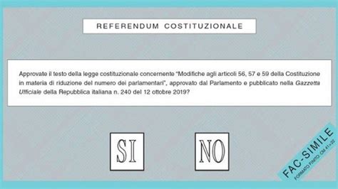 REFERENDUM 2020 Il Risultato Di Avetrana Vince Il Si Con Il 73 4