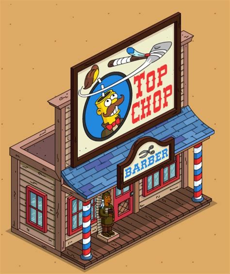 Top Chop Barber Shop The Simpsons Tapped Out Wiki Fandom Powered