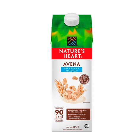 Bebida De Avena Sin Azucar Natures Heart 946 Ml