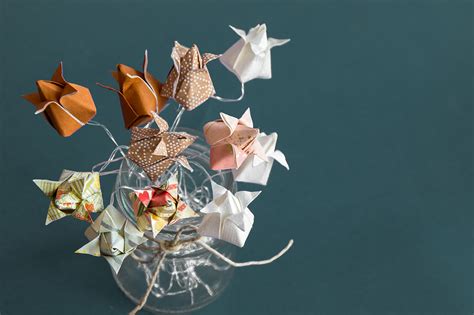 Origami Flower Stems Instructions | Best Flower Site