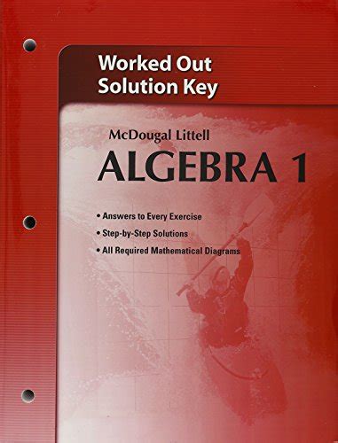 Holt Mcdougal Larson Algebra 1 Worked Out Solutions Key By Mcdougal Littel Ebay