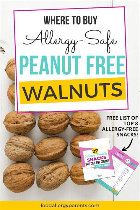 5 Peanut Free Walnuts Brands Safe For Peanut Allergies Food Allergy