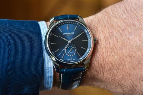 Longines Master Collection Moonphase 42mm Blue Dial Review Price