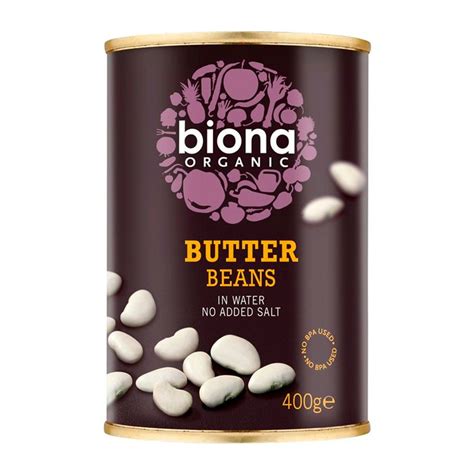 Biona Organic Butter Beans 400g Shopee Singapore