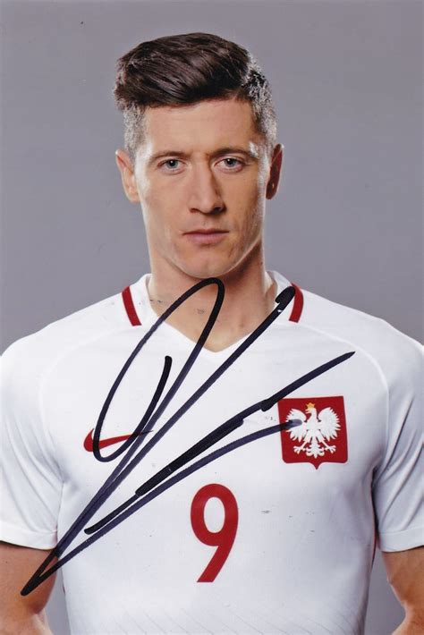 Autograf Robert Lewandowski Reprezentacja Polski 7012361252