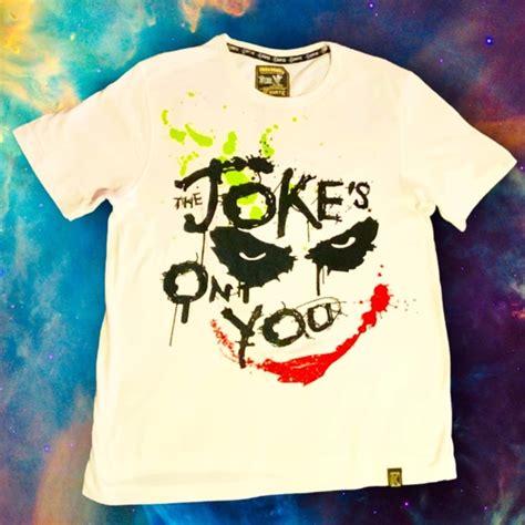 Kryptic Shirts The Joker The Jokes On You Luxury Tee With Crystals