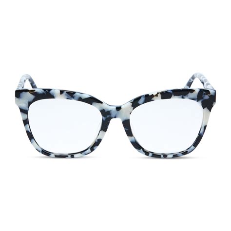 Winston Cateye Glasses Rich Hide And Clear Diff Eyewear