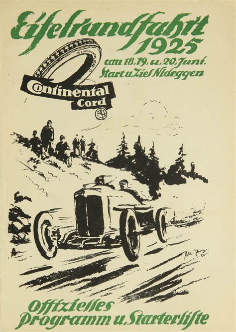 Eifelrundfahrt The Motor Racing Programme Covers Project