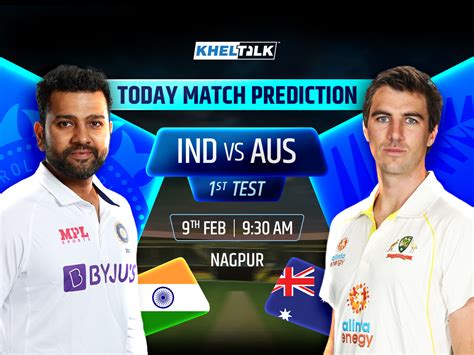 IND vs AUS Today Match Prediction, 1st Test, Border Gavaskar Trophy, 9 FEB