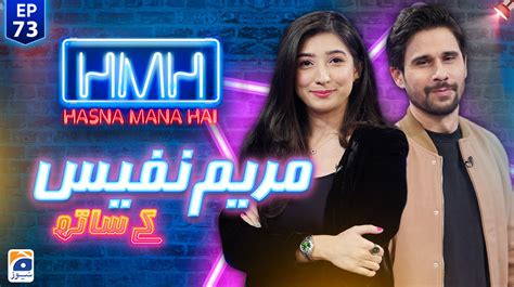 Hasna Mana Hai With Tabish Hashmi Episode Geo News Tv Shows